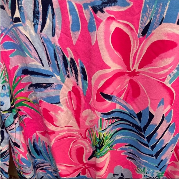 Lilly Pulitzer Kaisley Dual Neck Long Sleeve Dress (2) - Picture 3 of 9